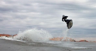 Saut incroyable Jet Ski